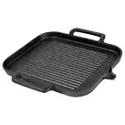 Gridle Pan With Double Handle for Barbeque/Tandoori Induction & Gas Compatible