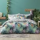 Double Bed Tropical Palm Leaf Print Doona / Quilt Cover & Pillowcase Set