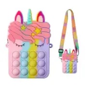 Fidget Unicorn Pop It Purse