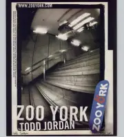 2002 ZOO YORK Vintage Print Ad/Poster Todd Jordan Skateboarding Ephemera Art