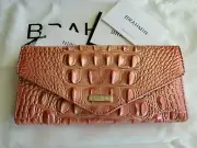 BRAHMIN VERONICA BELLINI MELBOURNE LEATHER ENVELOPE TRIFOLD WALLET NWT