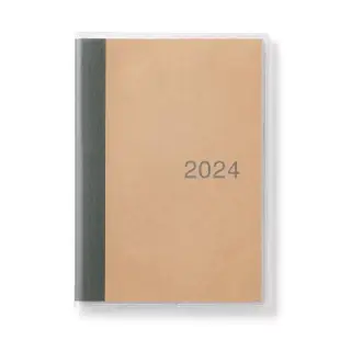 【MUJI 無印良品】月間筆記本/2023年12月開始/A6