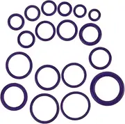 Gatuida 1 Set Car Air Conditioning Compression Ring Air Conditioner Car Sealing o Rings O-Ring Kit Car Repairing Supplies O Ring Kit Repair o Ring O-Ring Assortment Rubber Purple