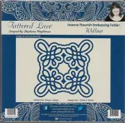 Tattered Lace Embossing Folder - WILLOW - Inverse Flourish