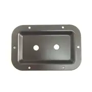 Metal Jack Plate W/ Dual Holes For 1/4" Jacks For Speaker Cabinet 137mm x90mm