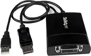 StarTech.com DisplayPort to DVI Dual Link Active Adapter Converter - DP to Dual Link DVI-D Active Adapter - 2560x1600-3D Support, Black