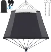 14Ft Two Person Outdoor Hammock, Portable Camping with Folding Steel Spreader...