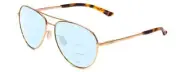 Smith Layback Unisex Aviator Designer Multi-Focus Blue Light Glasses Rose 60 mm