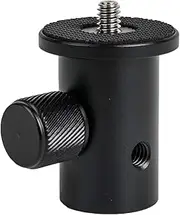 Mounting Adapter Converts Standard 5/8" (16mm) Female Light Stand Tip or Stabilizer Spring Arm Rod to 1/4" x 20 Thread for Camera,Flash Light,Gimbal