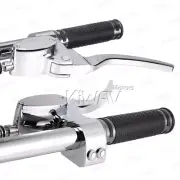CNC Chrome hand Control set Brake Clutch master cylinder for Indian 1" bar