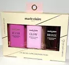 Marie Claire Paris 3pc Blush, Glow & Bronzer Sticks - Contour & Sculpt
