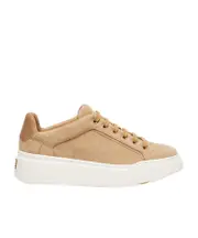 Max Mara Round Toe Lace-Up Sneakers 36,37.5,37,38.5,38,39,40,41 camel