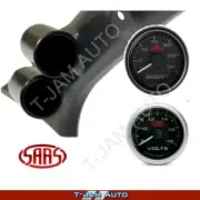 Pillar Pod for Isuzu 2014-16 + D/Boost + Volt Black Gauges