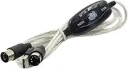 MIDI to USB Cable MIDI in/Out Interface to USB Converter Adapter Cord for PC