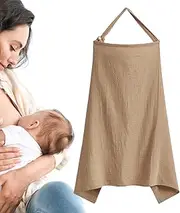 SVCEQZE Breast Feeding Cover - Nursing Cover Poncho Cotton Nursing Cover up | Breastfeeding Cover Breastfeeding Supplies, Nursing Apron, Breathable Nursing Covers