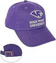 [Desert Cactus] High Point University Baseball Hat HPU Panthers Brimmed Embroirderd Hats Cap Adjustable Cloth Strap Adult (Style 1) Purple, Purple, One Size