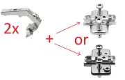 NEW Blum Bi-Fold Cabinet Hinge 60 degree Screw in or Knock in Brand New