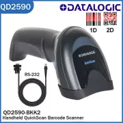 Datalogic QuickScan QD2590-BKK2 Handheld 1D 2D Barcode Scanner with RS232 Cable