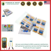 Resistor Kit Assorted 61 Values Metal Film 0.25W 1% for Arduino Electronics