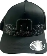 TravisMathew SnapBack Golf Hat Splatter Icon NWT Flex Fit Adjustable Cap Black