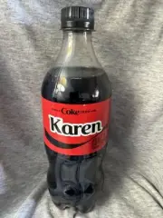 Share a Coke with Karen 2025 Personalized Gift Coca~Cola Bottle 20oz Zero
