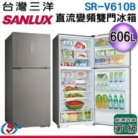 在飛比找蝦皮購物優惠-(可議價)【SANLUX 台灣三洋】606L 變頻大冷凍室一