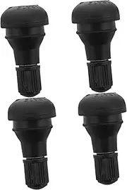 4pcs Rubber Tire Valve Stem Extensions Snap-tubeless Rim Holes Long-lasting Performance Easy Installation Suitable for Standard Vehicle Tires