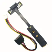 M.2 Nvme To PCIE X1 Extension Cable To PCI-E3.0 Full-speed Stable Non-USB Cable