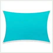 COLOURTREE Sun Shade Sail Screen Canopy 12'X20' Outdoor Rectangle Turquoise