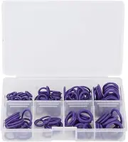 Zohisin 145Pcs Premium Automotive A C System O Ring Seals Set for Car Air Conditioner Vehicle Kit Accessory Made of Quality HNBR Material with Different Types and Convenient