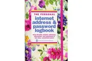 Peter Pauper Press The Personal Internet Address & Password Logbook Peony 336095