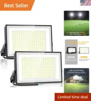 200W LED Flood Light Outdoor Waterproof Yard Garage Security Bright