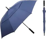 Automatic Open Umbrella Extra Large Oversize Double Canopy Vented Windproof Waterproof Stick Umbrellas Stylish Golf Umbrella