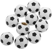 ULTECHNOVO 10pcs Car Tire Valves Caps Decors Soccer Shaped Tire Valves Caps Replacement Car Tire Valves Stem Caps Decorative Tire Caps Tire Air Nozzle Covers