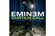 Eminem Curtain Call - Double Vinyl Album & Crosley Record Storage Display Stand