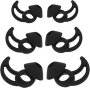 LALOCAPEYO 3 Pairs S/M/L Replacement Silicone in Ear Earbud Tips Set Earphone for Bo-se QC20 QC20i SoundSport SIE2i IE2 IE3 Black