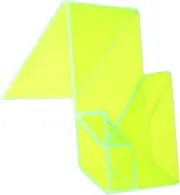 Plastic Car Speaker Stand Vibration Damping Tilted Desktop Speaker Stand for Car Audio Small Speakers Studio Monitors Yellow