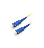 15m SC-SC Simplex 9/125 OS2 Singlemode Fiber Optic Patch Cable OFNR Yellow 50FT