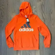 Adidas Essential Pullover Hoodie Boys XL 18/20 Orange Slim Fit