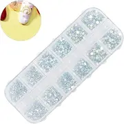 AUTSUPPL Large Selection Nail Sequins Metal Stud Jewelry Glittering Manicure Paillettes Nail Decoration Manicure Tools