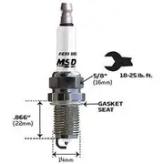 MSD Spark Plug (8IR5L) - MSD3728