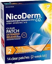 Nicoderm? CQ? 14 mg Step 2 Clear Patches - 14 Count