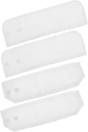 TOKIDNY 2 Pair Fashion Arm Sleeves Cotton Pleated Wrist Cuffs Detachable Fake Sleeves for Coat Professional Blouse Cuffs