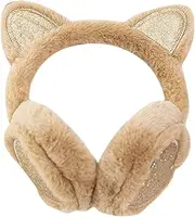 [HELLORSO] Noise uction Earmuffs Toddlers And Warm Knitted Plush Earmuffs Can Be Used To Irony The Cold Earmuffs Ear Noise