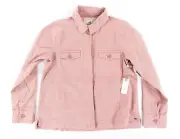 O'neill Womens Chore Coat Pink Sz. S-XL Button Front Cotton Jacket Workwear $84