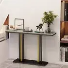 High Gloss Console Table Foyer Table Unique Green Textures Narrow Entryway Table