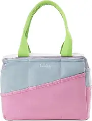 Studio Bag: Art Supply Storage Organizer & Pottery Tool Bag, Washable Craft Tote, Knitting Yarn Bag, Crochet Project Bag, 30 Pockets, 15+ Canvas Colors, Artist Bag for Adults (80's Windbreaker)