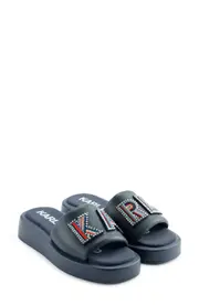 KARL LAGERFELD Opal Platform Sandal in Navy at Nordstrom, Size 7.5