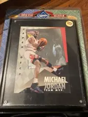 1993-94 Upper DeckMichael Jordan #4 Team MVP Oversized Hologram W frame (NEW)