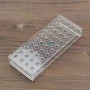 8mm Dia 40 Holes PMMA Rack Stand For 0.5ml Centrifuge Tubes Test Tube
